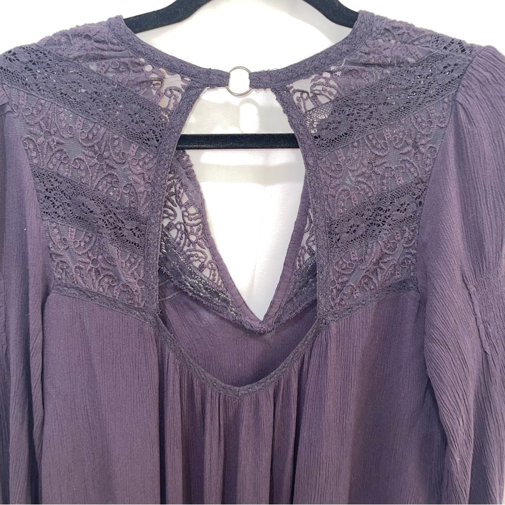 Free People One Night Bohemian Mini Dress Tunic Women's Sz Small - Picture 4 of 9